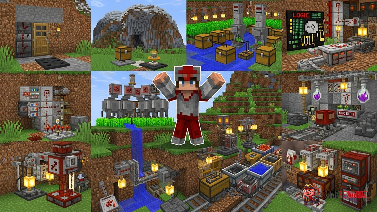 Minecraft: Secret Redstone Builds - Automation Master!